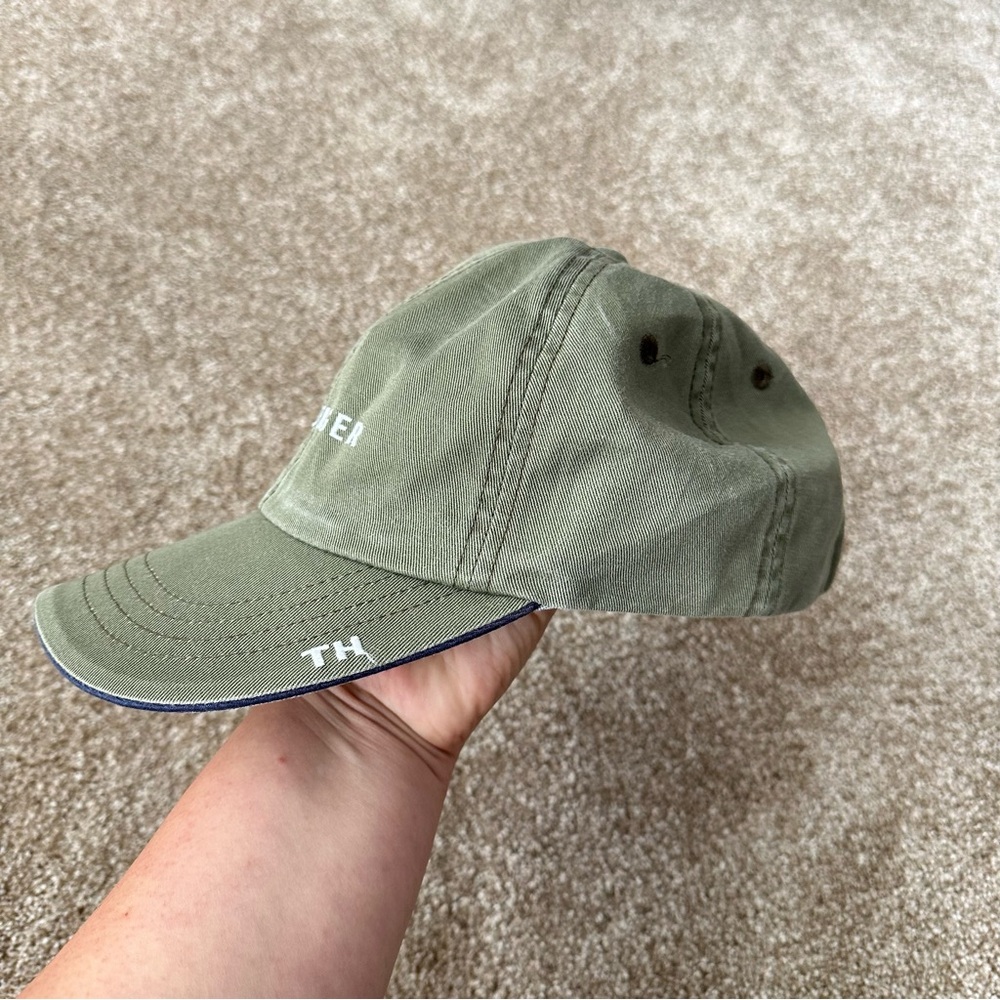 Tommy Hilfiger Olive Green Baseball Cap with Logo - Picture 3 of 8